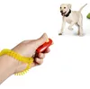 Addestramento del cane Pet Home Garden Button Clicker Sound Trainer con guida per cinturini da polso Click Tool SN4939