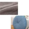 Coussin / oreiller décoratif 40-70 cm coussin rond en lin coton tampon de siège épais de méditation lavable canapé moderne chaise tatami dos coussincus