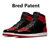 1S Hommes Light Smoke Gris Kentucky Blue Heritage Basketball Chaussures Femmes 1 Patent Bred Toe Rebellionaire Sneakers Dark Marina Blues University Hype Royal Trainers
