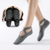 Mulheres de ioga respiráveis ​​Anti-fricção Silicone Non Slip Pilates Barre Sports Dança Slippers 6 cores