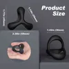 Erotica Adult Toys 5PC Men's Ring Time-Delay Collar Silicone Ring Cock Male Sun Fine Erection Ring Sex Toys For Men Adult Products Couple Rings 220507