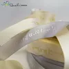 HAOSIHUI Nastri di raso personalizzati con glitter in poliestere da 16 mm per decorazione di matrimoni e testo 100 yardslot 220608