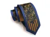 Silk Slim Männer Bindungen Mode 6 cm dünne Streifen Dot Blumenhalle Krawatte für Männer gewebt formelle Verschleißgeschäftshochzeitsfeier 31