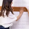 Adesivos de parede adesivos auto-adesivos rodando de borracha faixa de espuma de espuma decoração decorativa decoração de borda anti-colisão para sala de estar