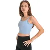 Große U-Rücken Sportweste Tank Tops Brustpolster Damenunterwäsche Sexy Schöner Rücken Elastisch Fitness Yoga Anzug Workout Gym Kleidung