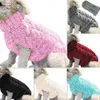 Varm hundkläder Cat Sweater Clothingwinter Turtleneck Sticked Pet Cat Puppy Clothes Costume For Small Dogs Cats Chihuahua Outfit Vest