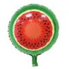 18 tum fruktballong födelsedagsfest dekor ballong pitaya/orange/kiwi/carambola/vattenmelon/jordgubbformade folieballonger