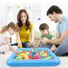 Kids Fishing Toy Set Play Water Toys for Baby Magnetic Rod and Fish with Inflatable Pool Outdoor Sport Toys for Children 220621