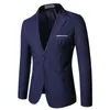 Blazer Men,Men Blazer Slim Fit,Men's Casual Suit Korean Version Slim Groomsman Bridegroom Wedding Business Occupation Suit,-5X 220409