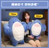 50cm Big Simulation Muscle Shark Shark Plush Toys Kawaii Crianças de pelúcia crianças meninos garotas adoráveis ​​travesseiros de animais para presentes de aniversário