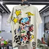 Graffiti T-shirt T-shirt Peint Hommes 1 Haute Qualité Manches Courtes T-Shirts Hauts 22SS