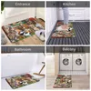 Carpets Cute Dog Doormat Bathroom Printed Soft Kitchen Balcony Carpet Animal Anti-slip Floor Rug Door Mat Foot Pad
