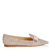 Luxe comfort glitter ballet platte sandalen sexy puntige boog dames dames loafers sandaal bruids bruidsfeestje