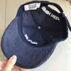 Humano feito meninas não chore boné de beisebol montado chapéu de sol snapback hip hop bonés para homens mulheres pai chapéu de golfe ajustável AA220325