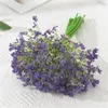 Ghirlande di fiori decorativi Gypsophila di plastica artificiale Disposizione di mazzi floreali fai-da-te per la simulazione di matrimoni Fiori finti Decorazioni per la casa