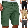 Mens Militar Carga Shorts Exército Camuflagem Tático Calças Curtas Homens Trabalho Solto Casual Curto Plus Size Bermuda Masculina 220714