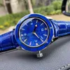 M E G A Watches Forist Luxury Designer Fashion O Men's и женский классический стиль уникальный чар пояс Lapis Lazuli Dial