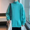 Maglioni da uomo Maglione da uomo lavorato a maglia a trecce con collo alto a maniche lunghe Maglione invernale casual caldo M-4XL Taglie forti Streetwear Natale Uomo 3XLUomo