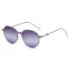 Non Brand Designer Sunglasses Vintage Mens Round Sun Glasses Fashion Mirror Gafas De Sol Lenses with High Quality Case