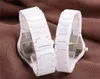 Любители керамики смотрят импортированные кварцевые движения импортированные полные керамические часы Высококачественные часы.