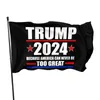 DHL Trump 2024 TAKE AMERICA BACK Black Bottom Double Gun Flag 90x150cm Election 2024 Trump Flags Nouveau