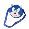 Simpatica borsa giocattolo per bambini Sonic peluche coccole cuscino cartone animato film personaggio principale peluche regalo creativo per le vacanze degli animali