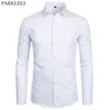 chemise de boutonnage blanc ajustée