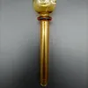 DHL Glass Oil Burner Pipe unik stil r￶kr￶r som brinner tobaks ￶rt Tjock Pyrex Handle Tube Nagelr￶r