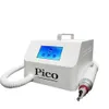 Nyaste picosekund lasertatuering avlägsnande pigmenteringsbehandling/bärbar pico-sekund lasermaskin för hudföryngring mörk cirkel ta bort