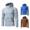 Camouflage Stitching Men Long Sleeve Casual Turtleneck Casual Male Hooded Top For Daily Wear Sweatshirts L220801