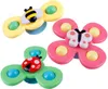 1PCSCARTOON Fidget Suction Cup spinner speelgoed voor baby roterende rammelaar educatieve babyspellen kinderen montessori badspeelgoed voorkinderen 220531