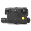 Accessori tattici Airsoft AN / PEQ15 Red Dot Laser White LED Torcia IR Laser Weapon Light Fit 20mm Rail Hunting Rifle Part Battery Case