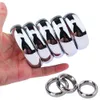 6 Size Metal Cock Ring sexy-Toys For Men Penis bondage lock Delay Ejaculation Rings Weight Cockring sexy Toys Adults 18