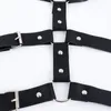 Ceintures mode Punk cuir harnais ceinture sangle ceinture Sexy femmes et hommes à la main décoratif chemise robe gilet ceintures Fier22
