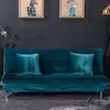 Sandalye kapaklar peluş kumaş kolsuz kanepe kapağı evrensel boyutta slipcovers streç kanepe koruyucusu elastik tezgah futon kapak