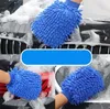 Chenille Microfiber Scratch-Free Car Wash Mitt Handskar Dubbelsidiga hushållsrengöringsverktyg Rengöring av handskar-organisationsmittor tjocka