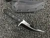 Coltello tattico a lama fissa SBK D2 Lama con rivestimento in titanio nero Finitura CNC Maniglia G10 Coltelli da caccia da campeggio all'aperto con Kydex