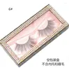 False Eyelashes Rhinestone Lash Box Wholesale Strip Package Diamond Case 3D 5D Square/Rectangle Plastic EyelashFalse