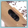 Одноразовые крафт Бумажные стаканчики базы держатель с ручкой экологически чистые кофе молочные чашки чашки на выносные напитки упаковка SN2520 Drop доставку 2021