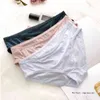 Deaturos sexy para mulheres confortáveis ​​gelo de seda de seda de algodão cruzamento de lingerie sólida colorido de nylon resumos de baixa construção verão novo m-l220802