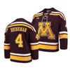 Xflsp 2022 College Frozen Four Championship Minnesota Golden Gophers Hockey Jersey Custom 58 Sampo Ranta 40 Mat Robson 2 Tyler Nanne (C) 9 Sammy