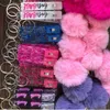 Cute Credit Card Puller Pompom Key Rings Acrylic Debit Bank Card Grabber for Long Nail Atm Keychain Cards Clip Nails tools