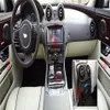 Jaguar XJ XJL için 2010-2018 İç Merkez Kontrol Paneli Kapı Tutucu Karbon Fiber Çıkartmalar Çıkartmalar Araç Stil Kesilmiş Vinil304H