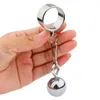 sexy producten metalen impotentie ring rvs scrotum hanger bal gewicht-bea fysieke stretch oefening penis