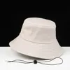 Chapeaux à bord avare 56 cm 58 cm 60 cm 62 cm 64 cm pur coton adulte seau chapeaux gros os dames chapeau de plage hommes grande taille chapeau de pêcheur uni 5 couleurs 2205315637051