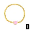 Bracelets de charme Binchas de ouro Cadeia pequena coração para mulheres menina de cobre Bracelete Gift Jóias fofas BRTD99CHARM