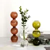 Vaser heminredning glas planter vas kreativ nordisk bubbla kul kristall blommor arrangemang container konst hantverk prydnadsvaser