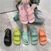 50%Rabatt auf Sandalen PVC -Plattform für Frauen schöne Sommerschuhe Frau Flats Beach Frauen Schuhe Sandles Heels 07042