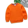 Baby Boy Girls Sweatshirts ملابس الشتاء الشتاء الشعار العلامة التجارية Hoodies Pullovers الأطفال 100 ٪ هوديز القطن من النوع الثقيل ملابس الأطفال 2-8 سنوات