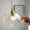 Lampy wiszące nordyckie retro na poddaszu proste światła salonu paliwa szklane edison w stylu oświetlenie vintage koryta latarnia